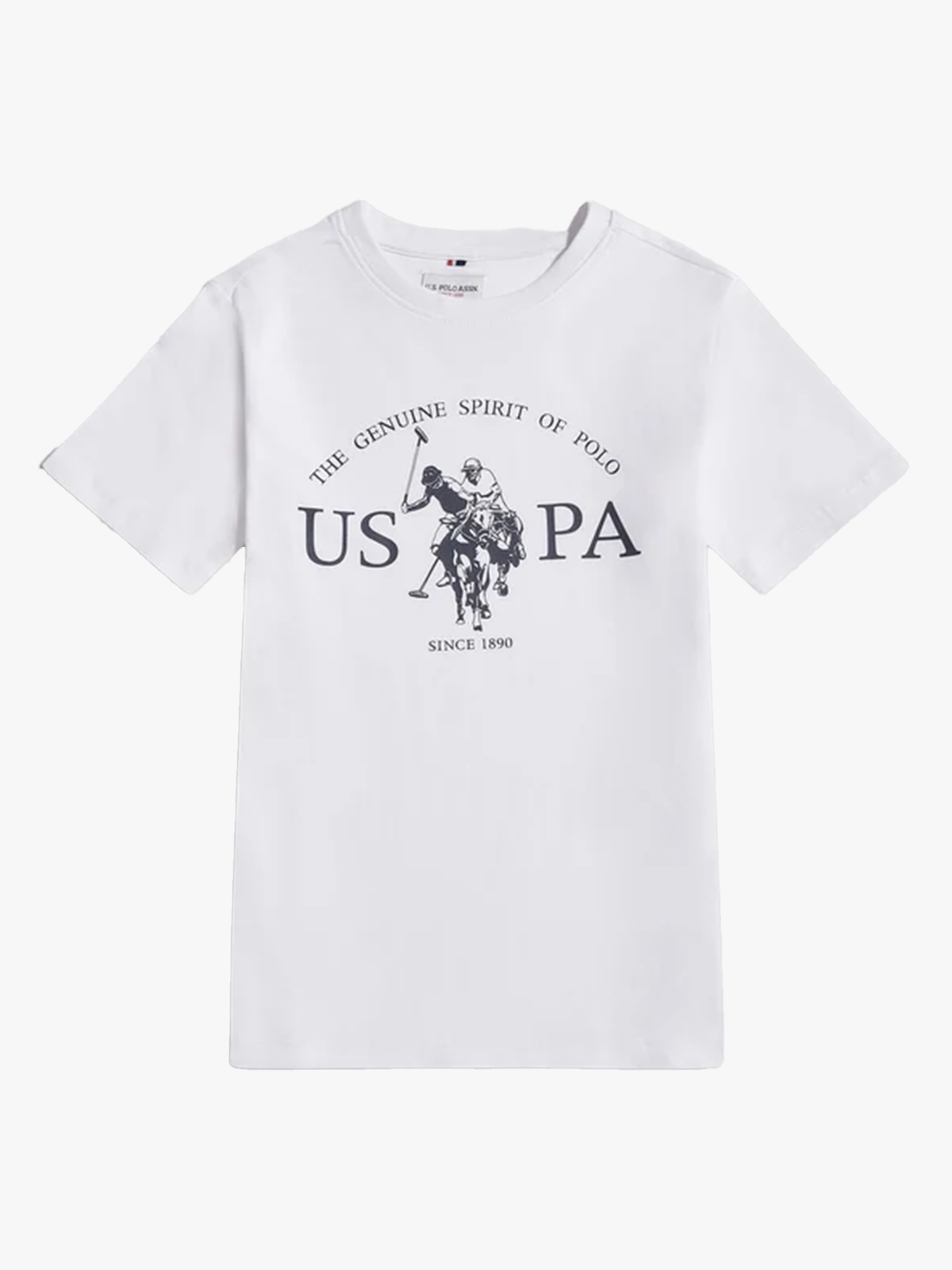 U.S. Polo Assn. Junior Uspa Print Graphic Tshirt White