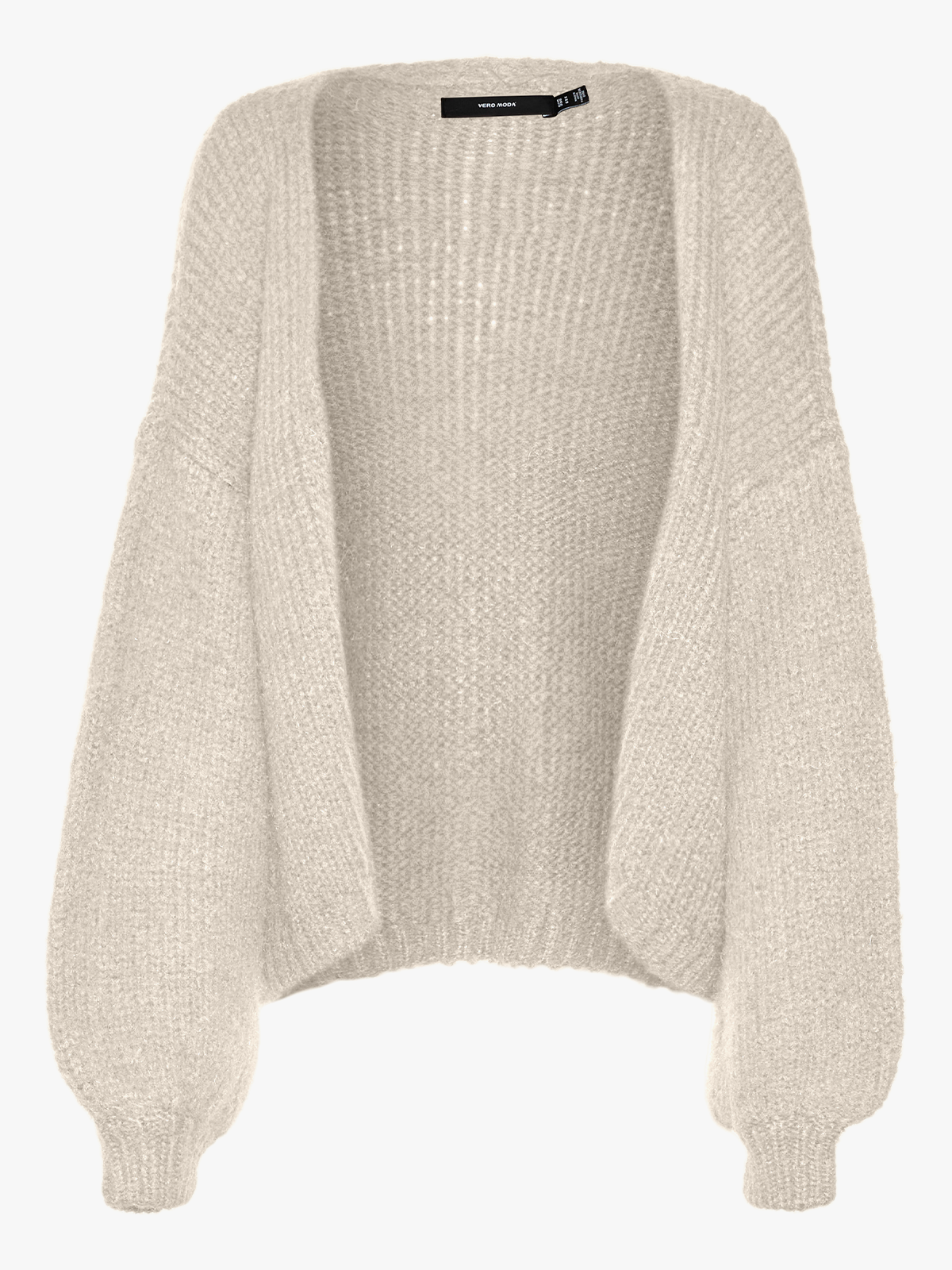 Vero Moda Curve Maybe Long Sleeve Open Cardigan Birch