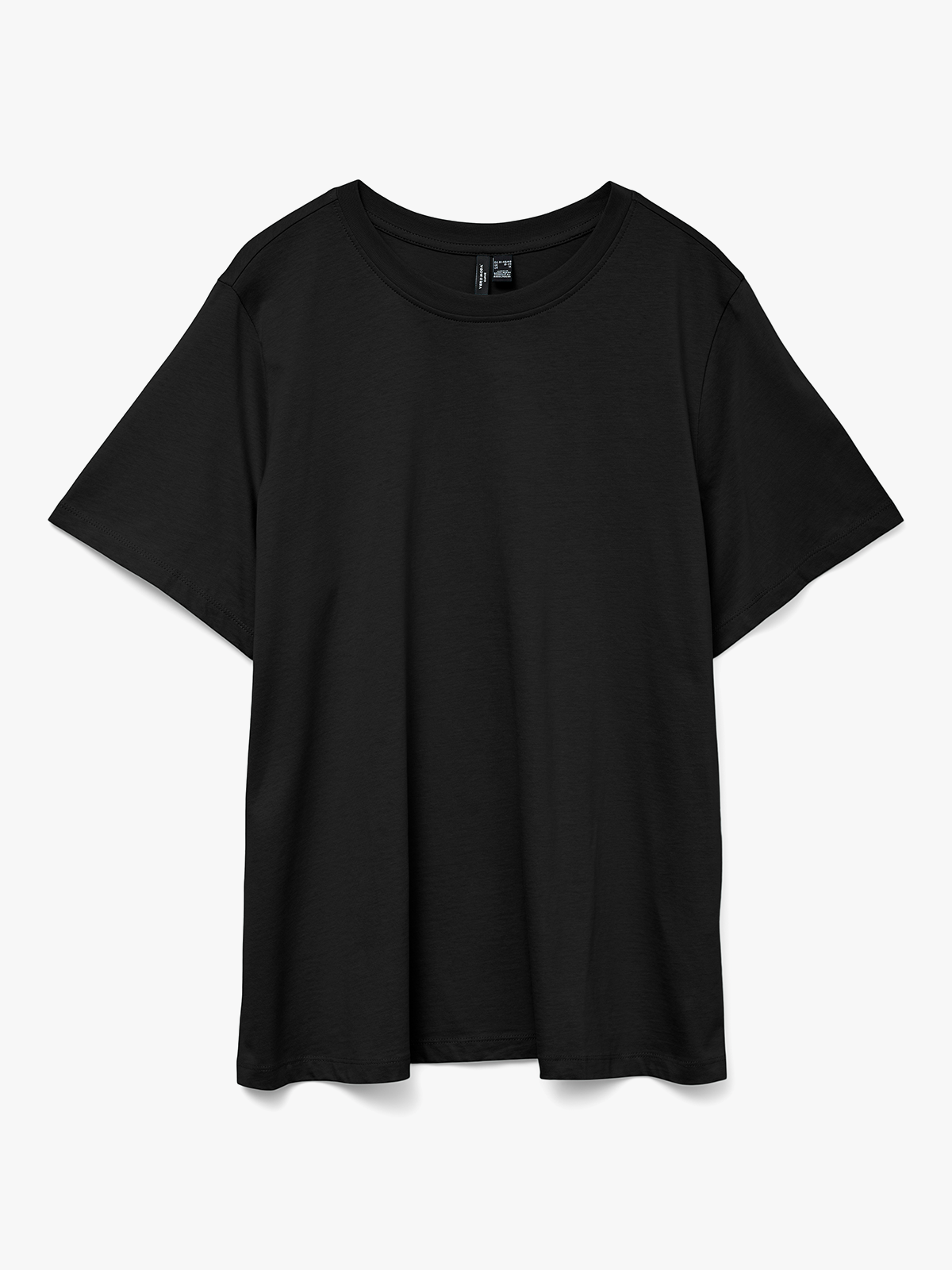 Vero Moda Curve Paulina Short Sleeve T-Shirt Black