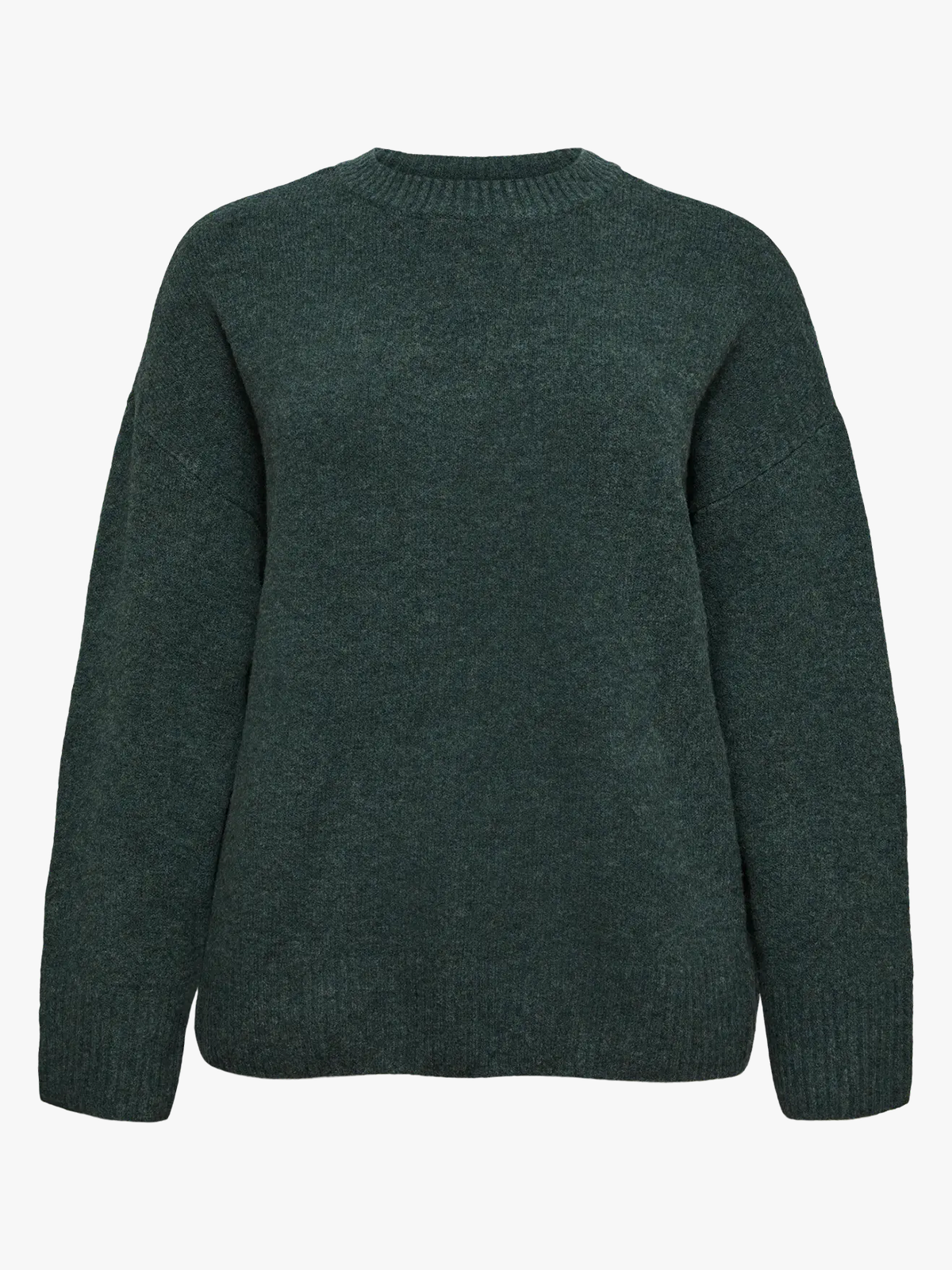 Vero Moda Curve Boom Long Sleeve O-Neck Pullover Balsam Green MELANGE