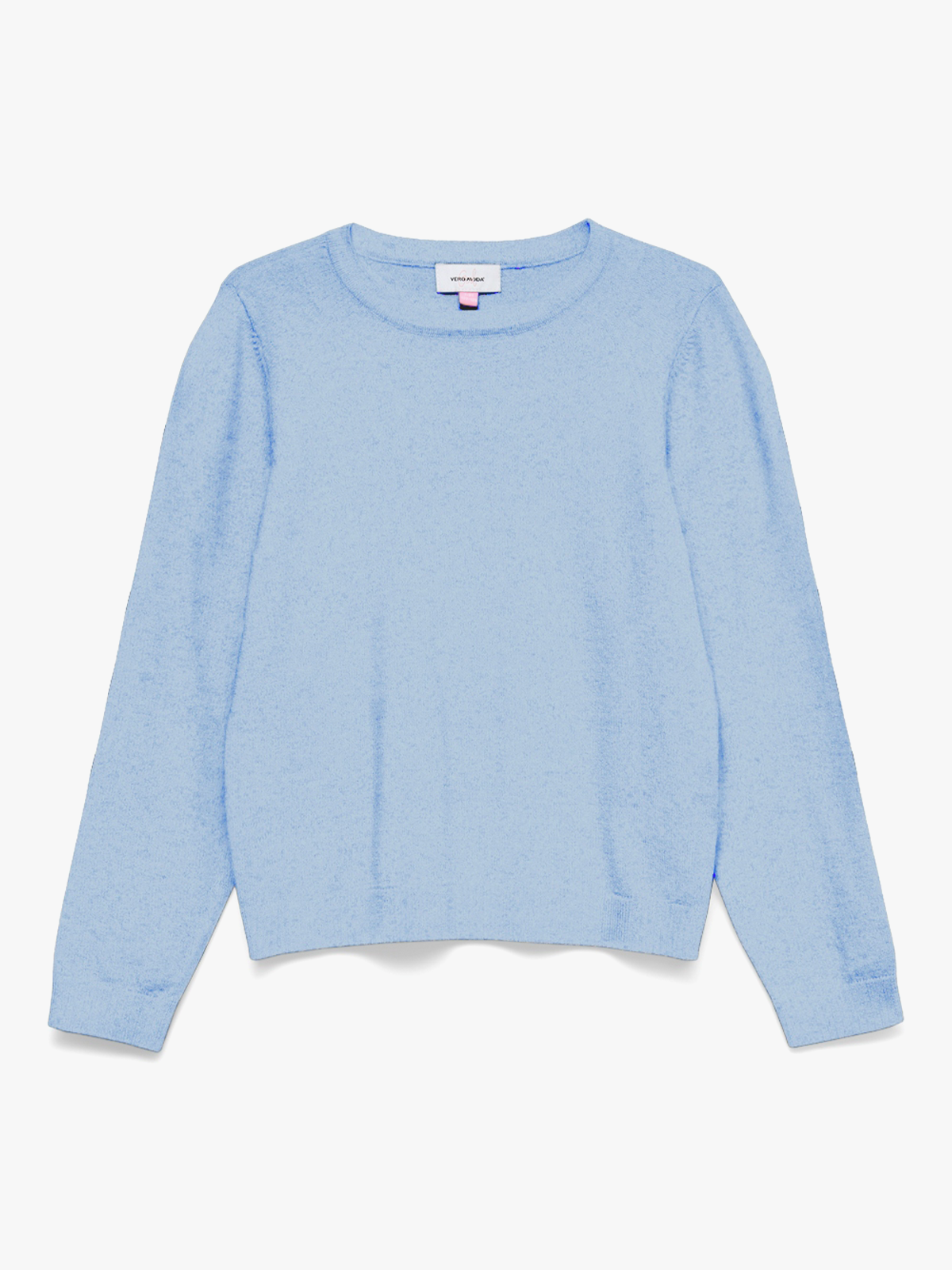 Vero Moda Girl Doffy Long Sleeve O-Neck Blouse Brunnera Blue