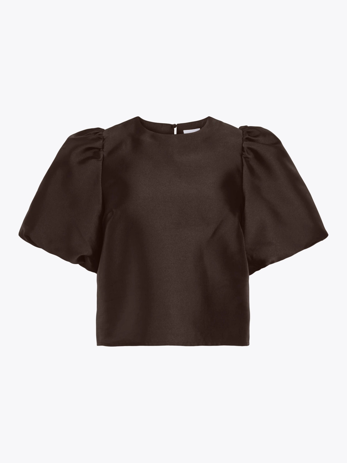 Vila Shina 2/4 O-Neck Top Coffee Bean