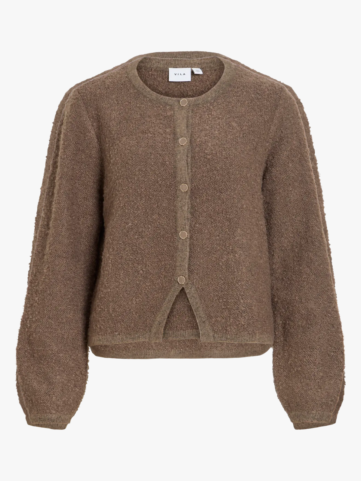 Vila Pigga O-Neck Long Sleeve Knit Jacket Falcon