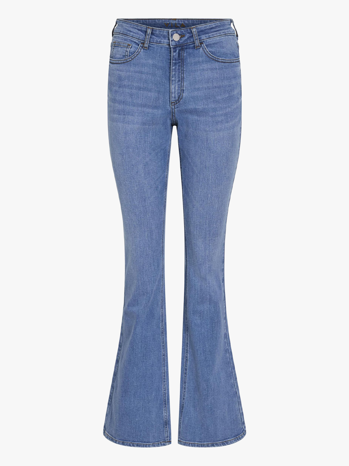 Vila Betty RW Flared Jeans Light Blue Denim