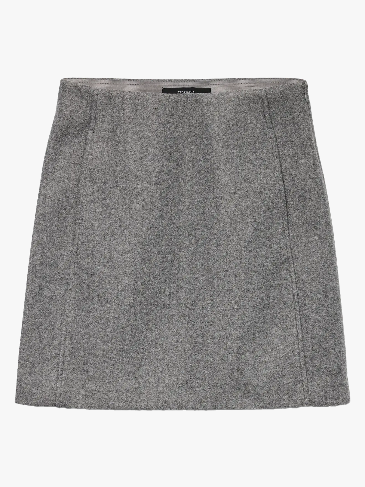 Vero Moda Fortune Allison High Waist Short Skirt Medium Grey Melange
