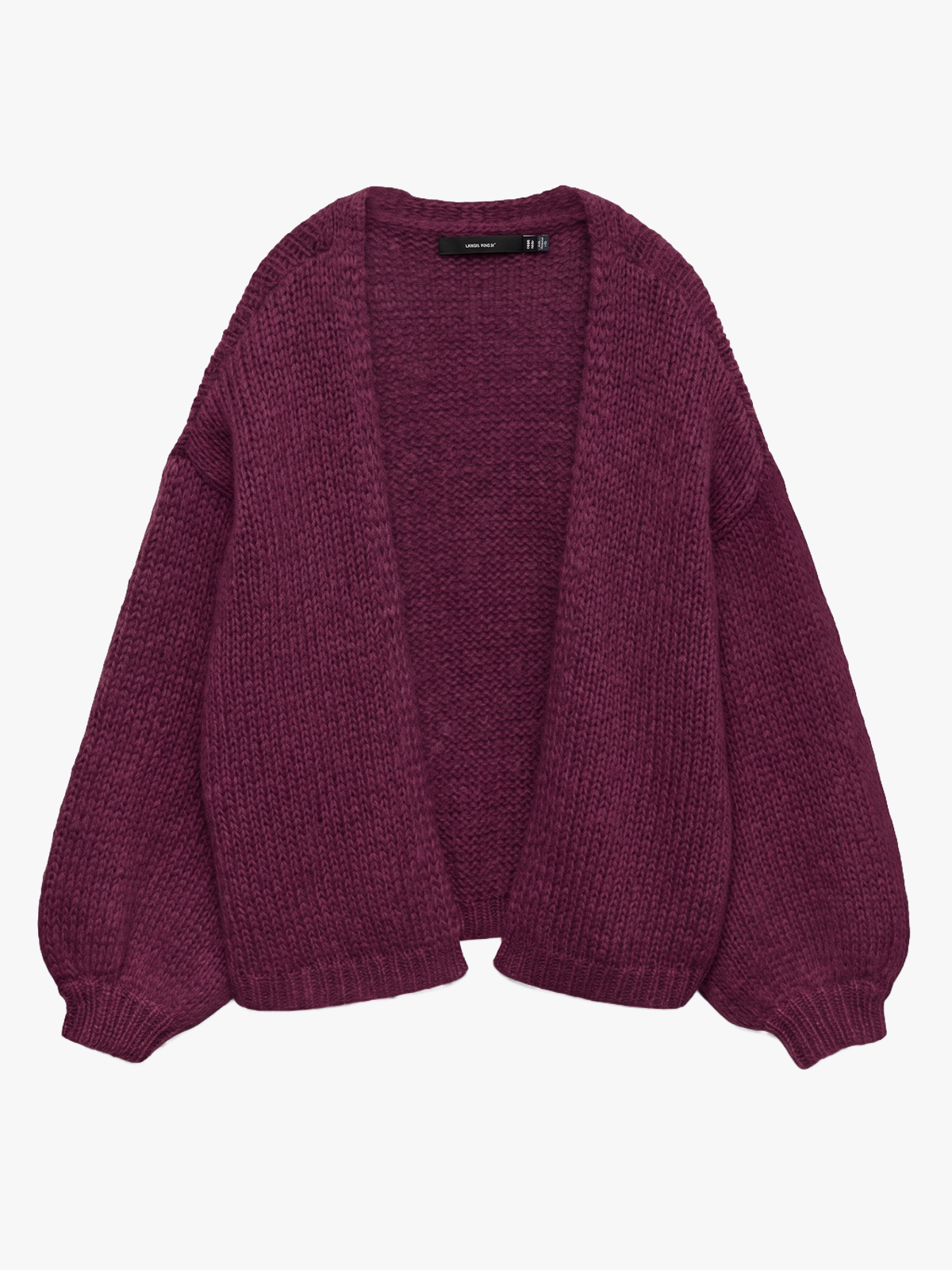 Vero Moda Maybe Long Sleeve Open Cardigan Winetasting