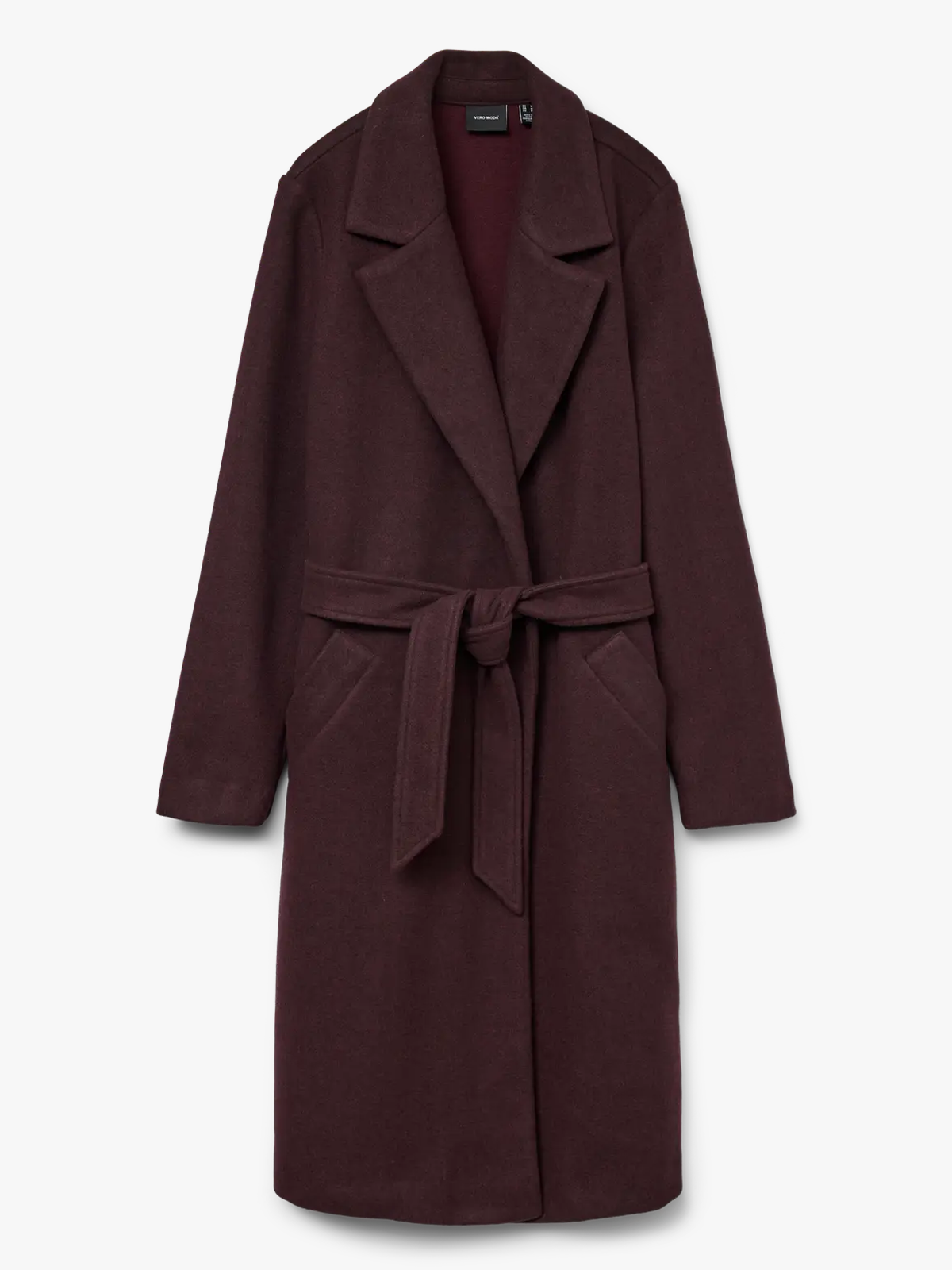 Vero Moda Fortuneaya Long Coat Winetasting