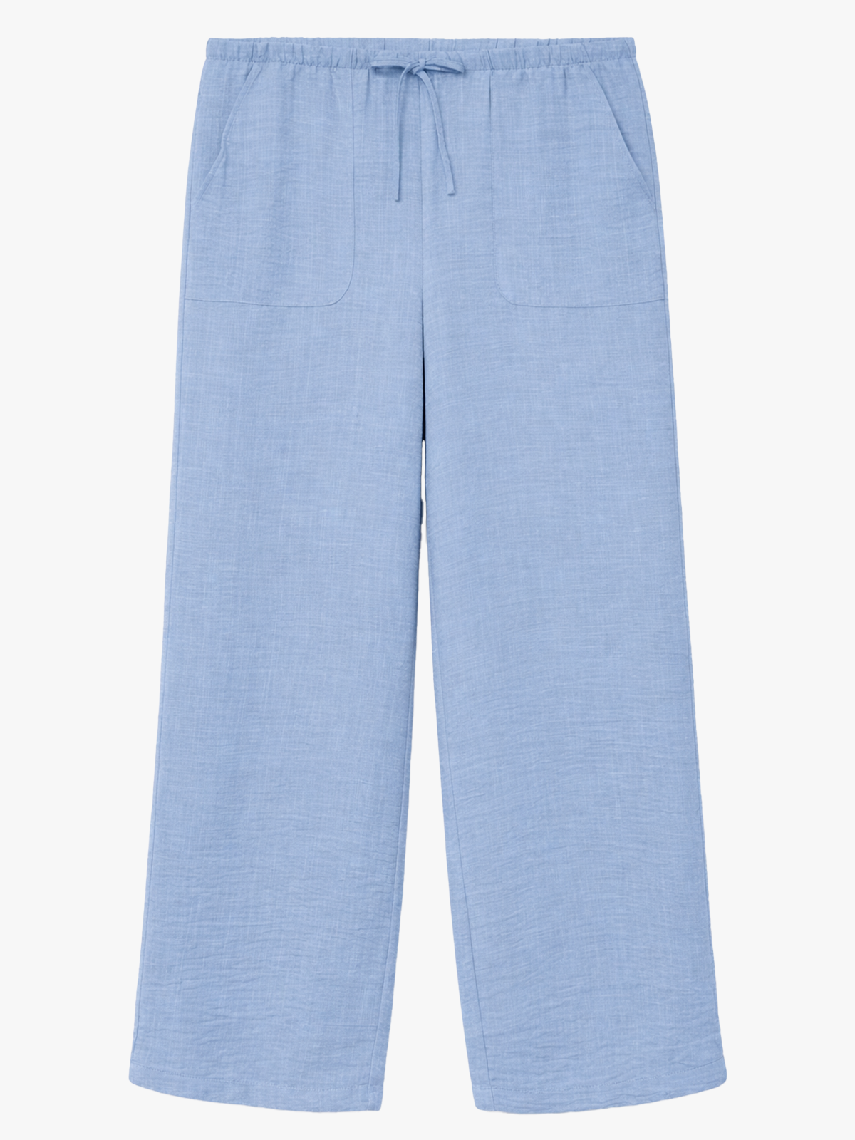 Vero Moda Melaney High Waist Loose Pant Chambray Blue Melange