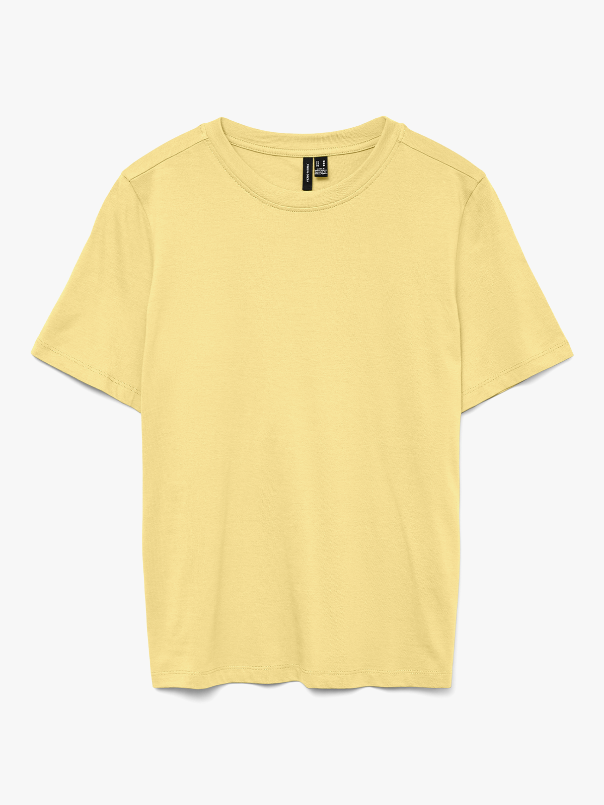 Vero Moda Paulina Short Sleeve T-Shirt Lemon Meringue