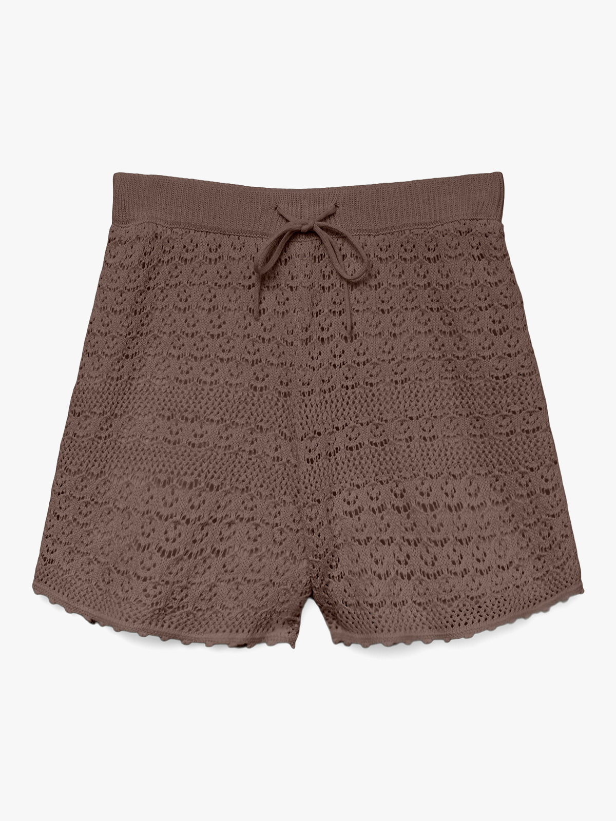 Vero Moda Manila High Waist Shorts Chocolate Martini
