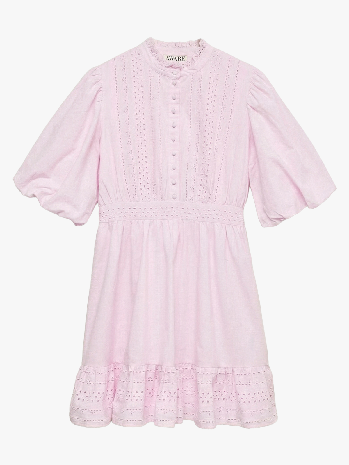 Vero Moda Aware Clover 2/4 High Neck Short Dress Pink-A-Boo