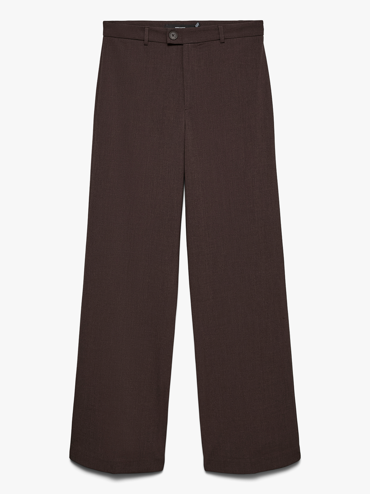 Vero Moda Texas Mid Waist Straight Pant Chocolate Torte