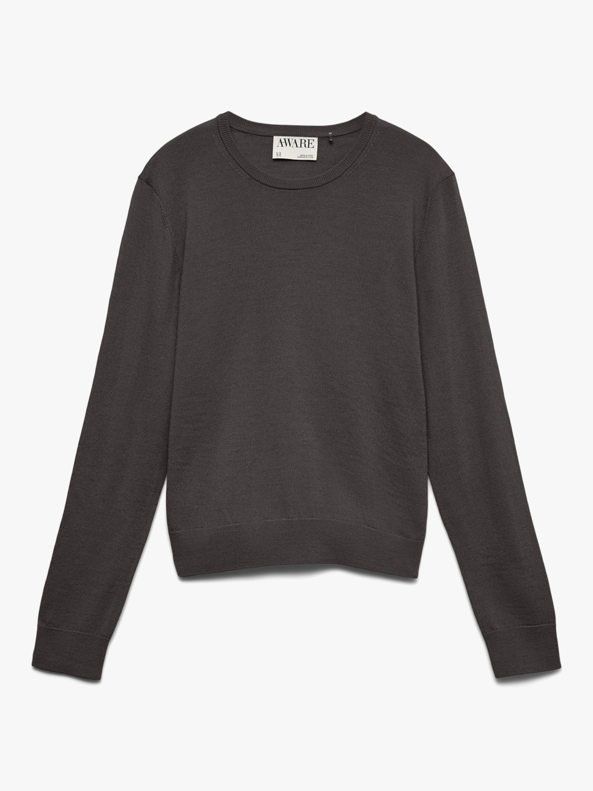 Vero Moda Aware Cara Long Sleeve O-Neck Wool Pullover Chocolate Torte