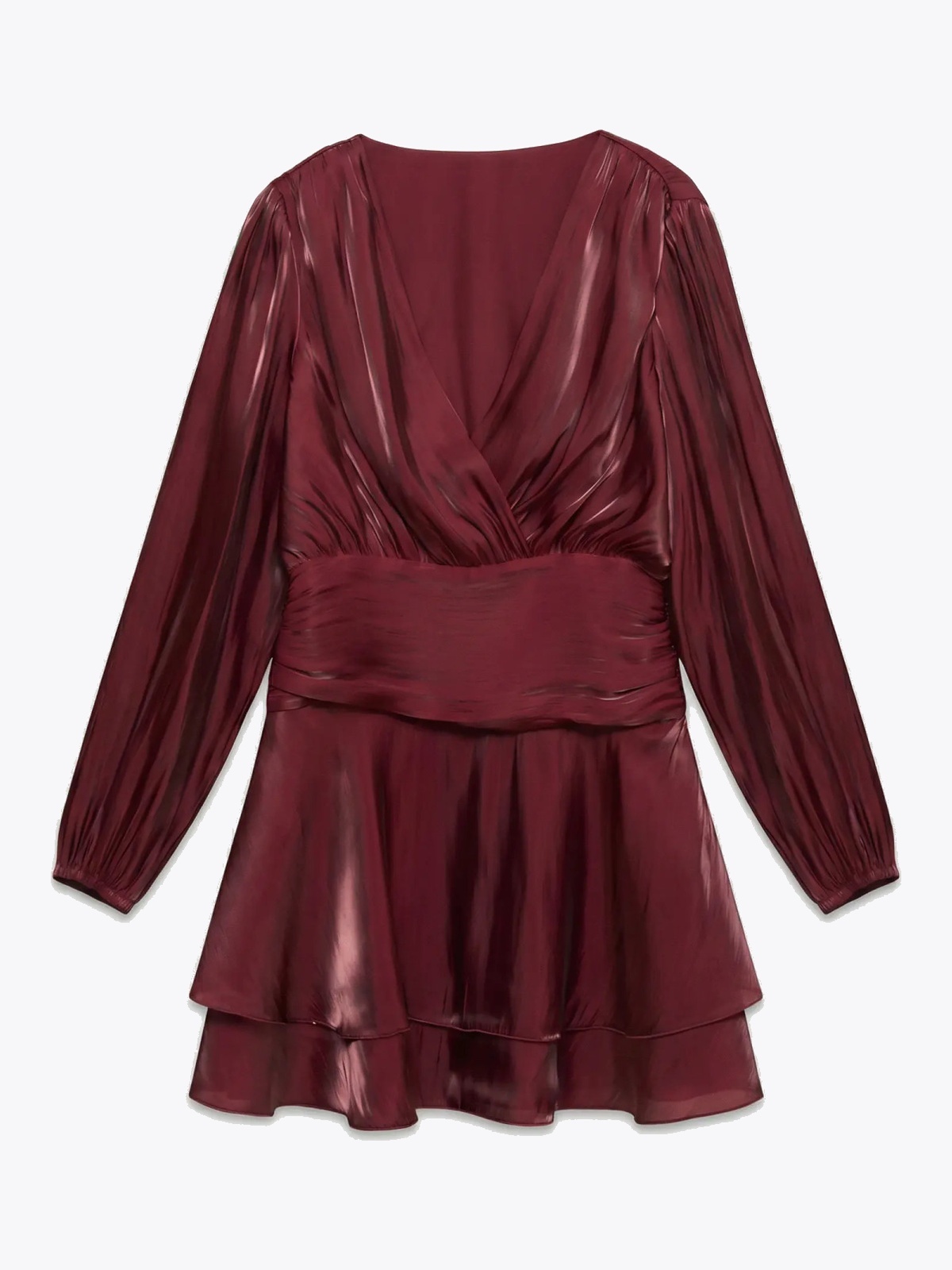 Vero Moda Polly Long Sleeve Short Dress Biking Red