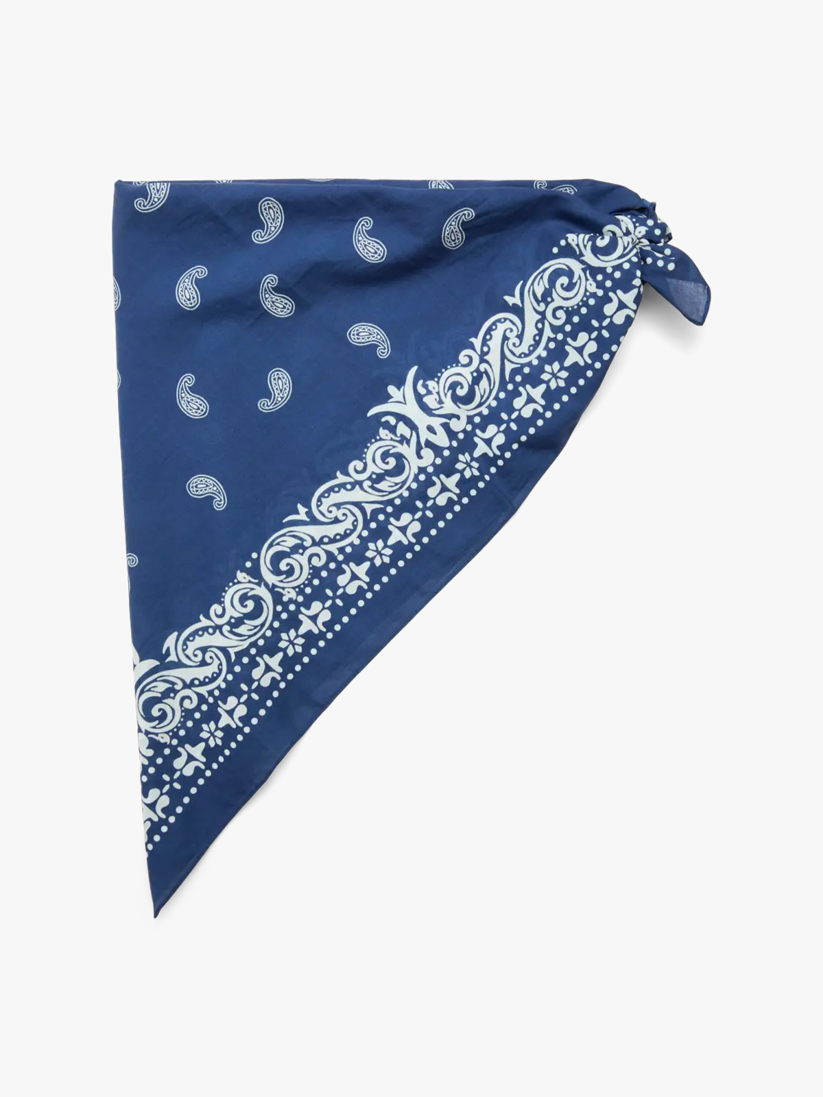 Vero Moda Oline Paisley Square Scarf Medieval Blue