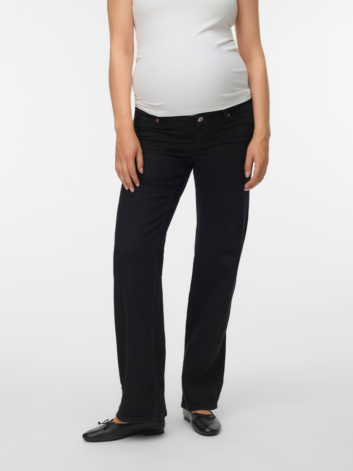 Vero Moda Maternity Tessa Wide Jeans Black