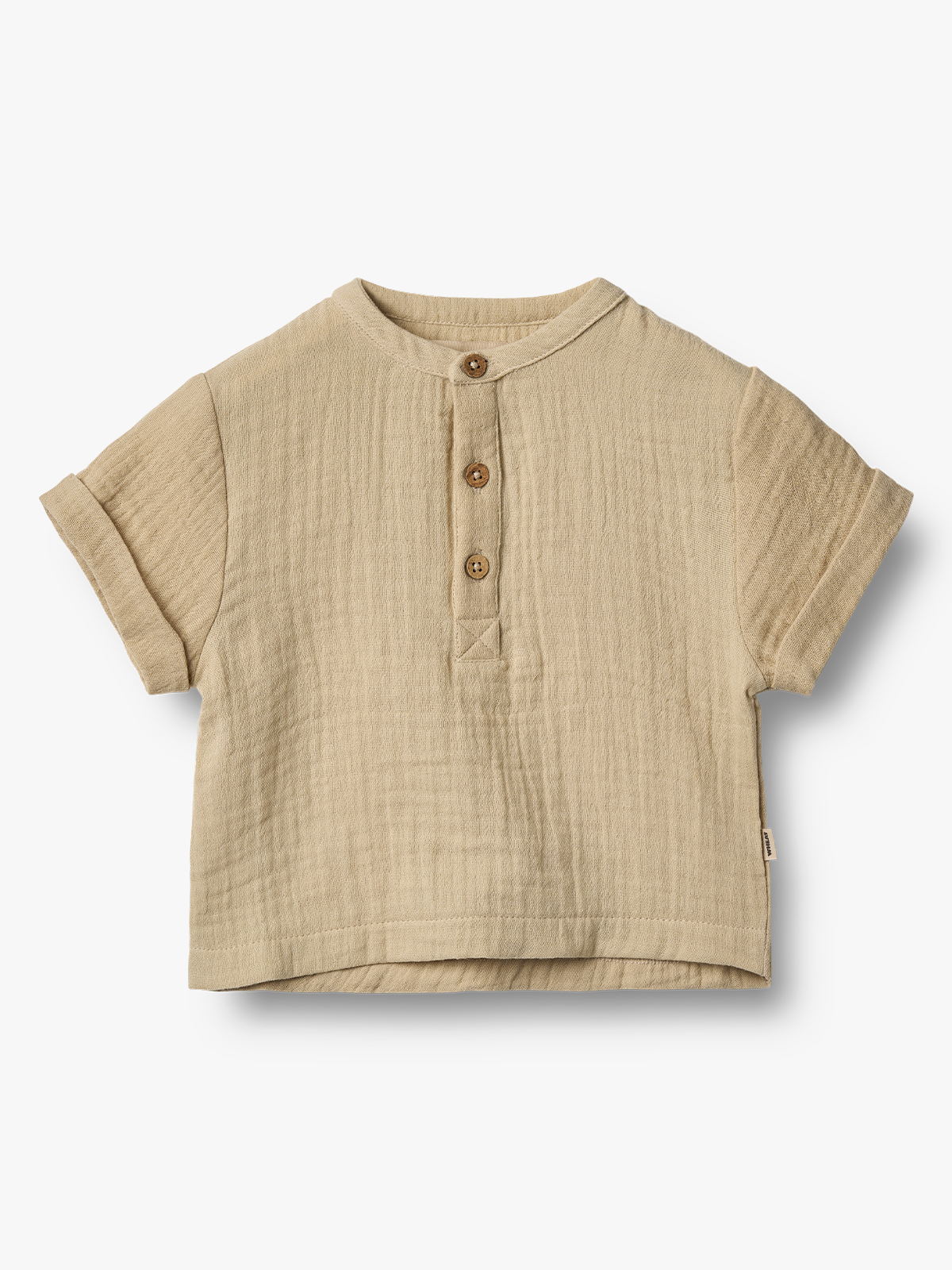 Wheat Shirt Short Sleeve Svend Soft Sand