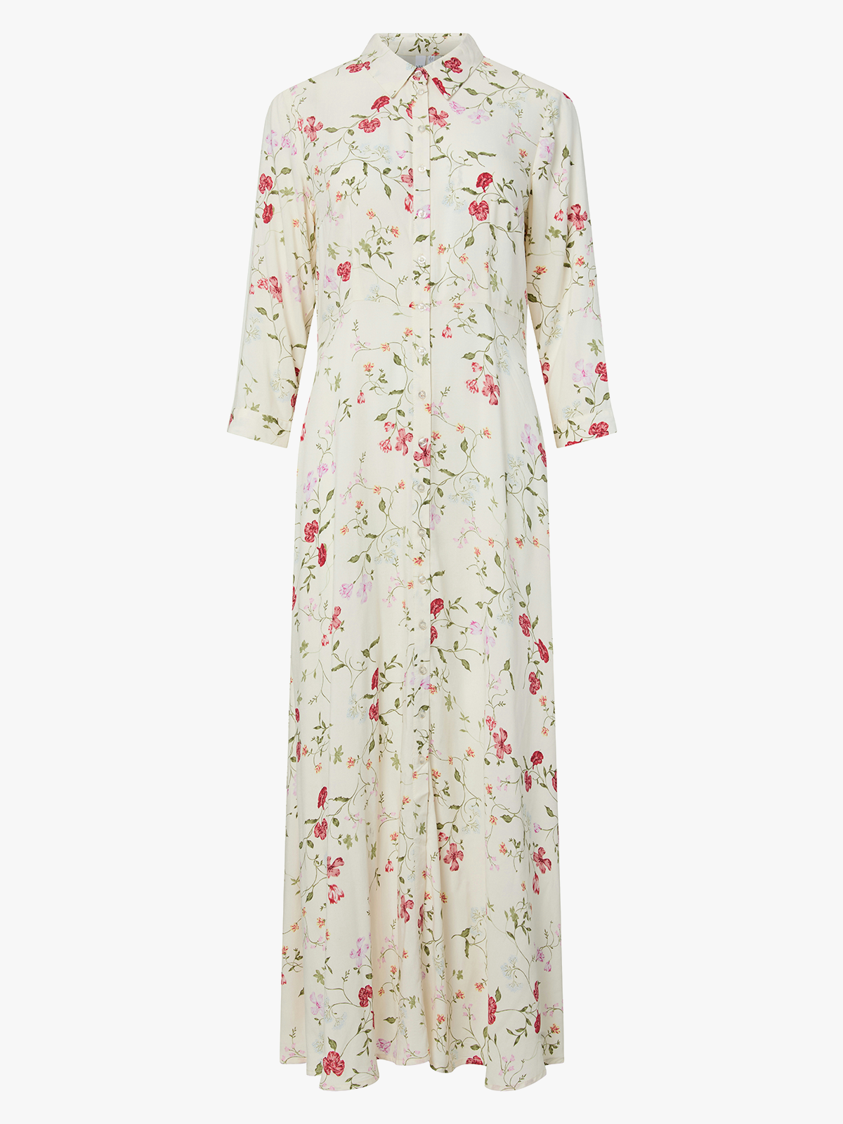 Y.A.S Savanna Long Shirt Dress Pristine Botalia