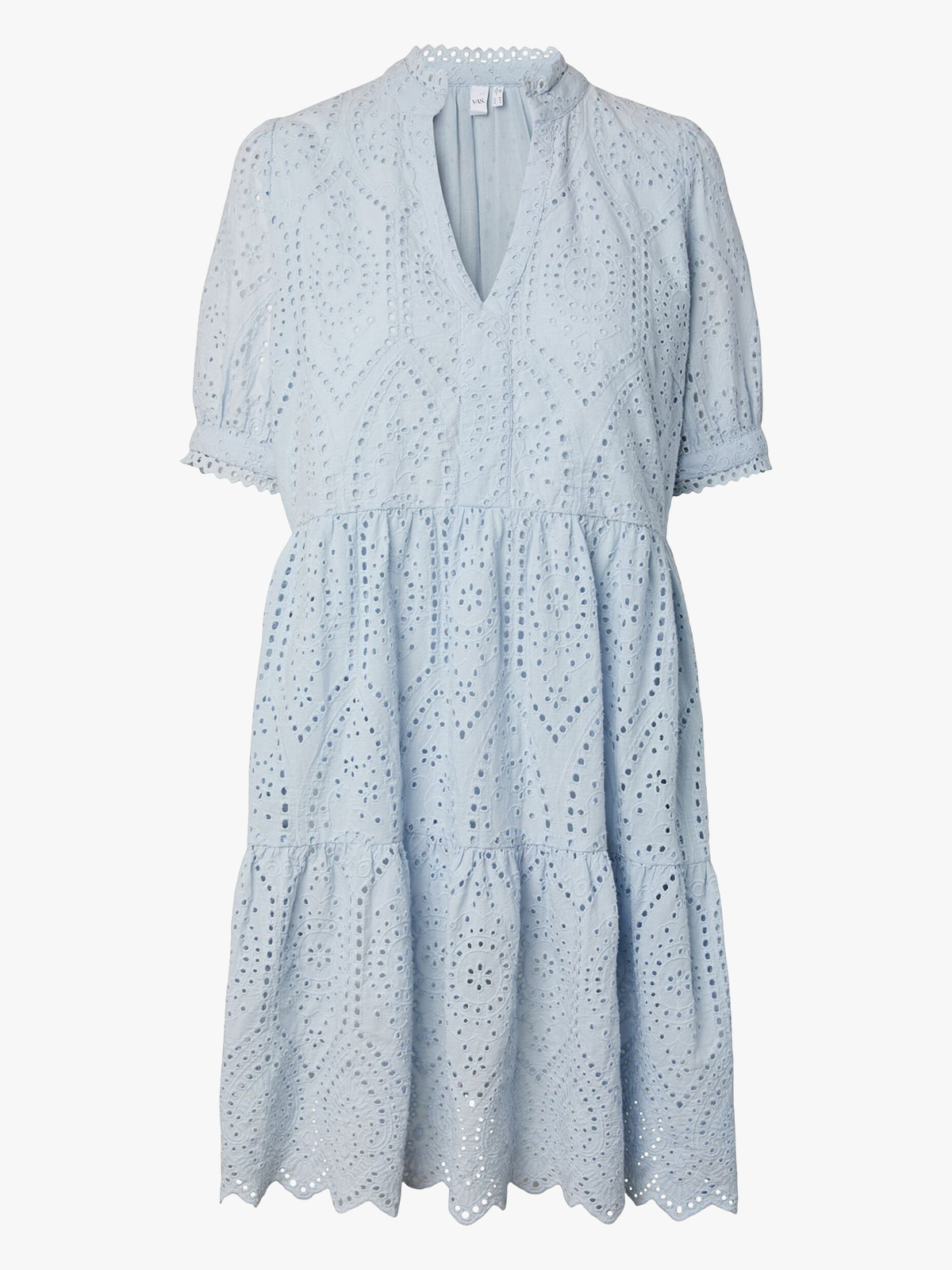 Y.A.S Holi Short Sleeve Dress Skyway