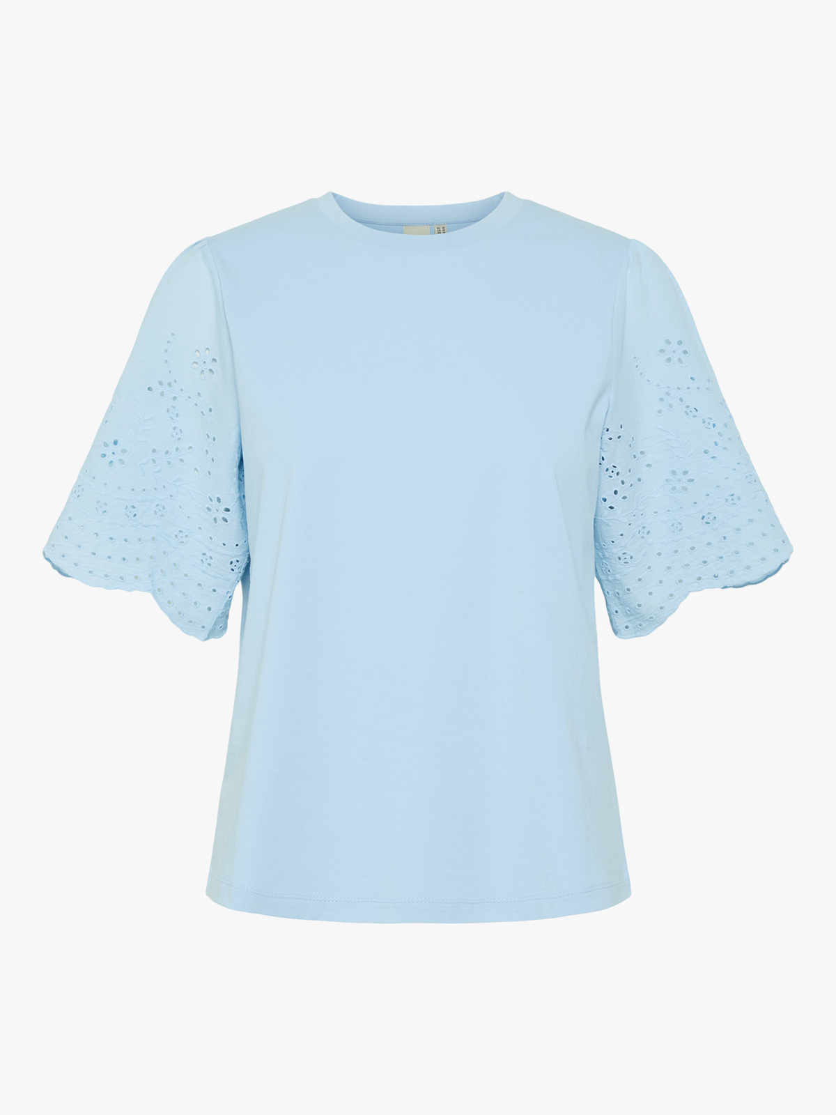 Y.A.S Lex Short Sleeve Top Clear Sky