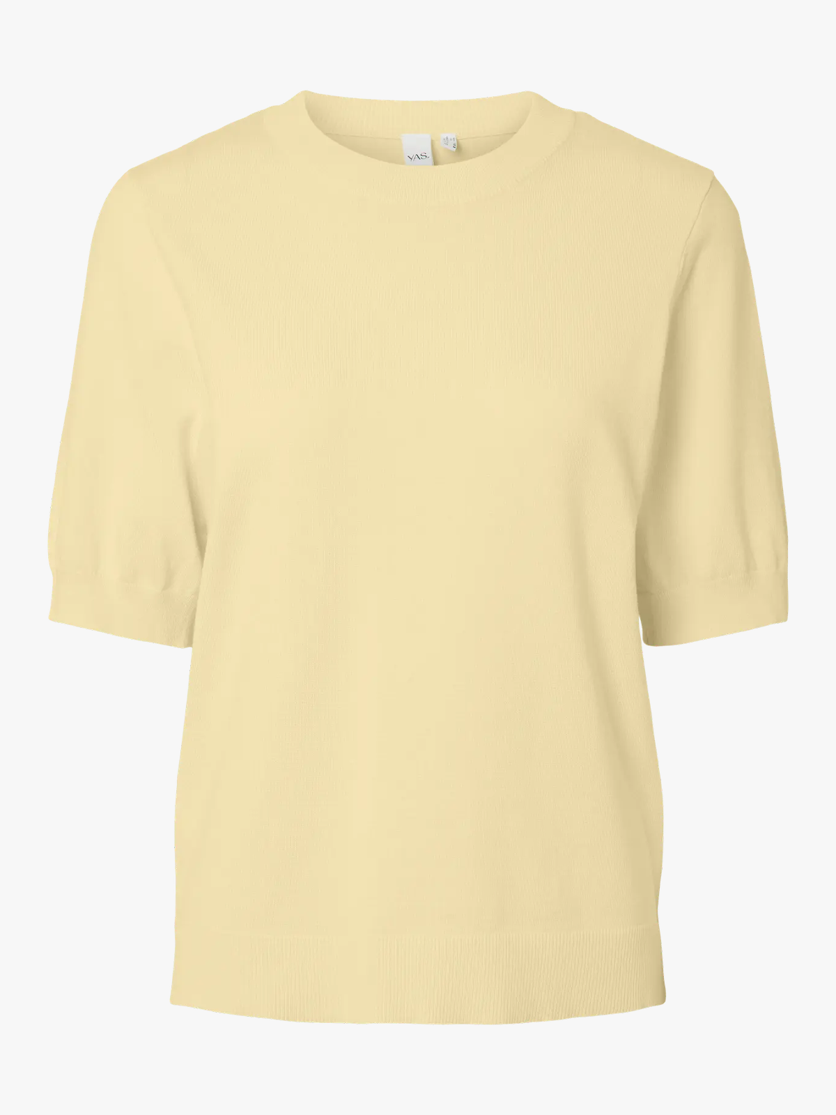 Y.A.S Lena Short Sleeve Knit Pullover Anise Flower