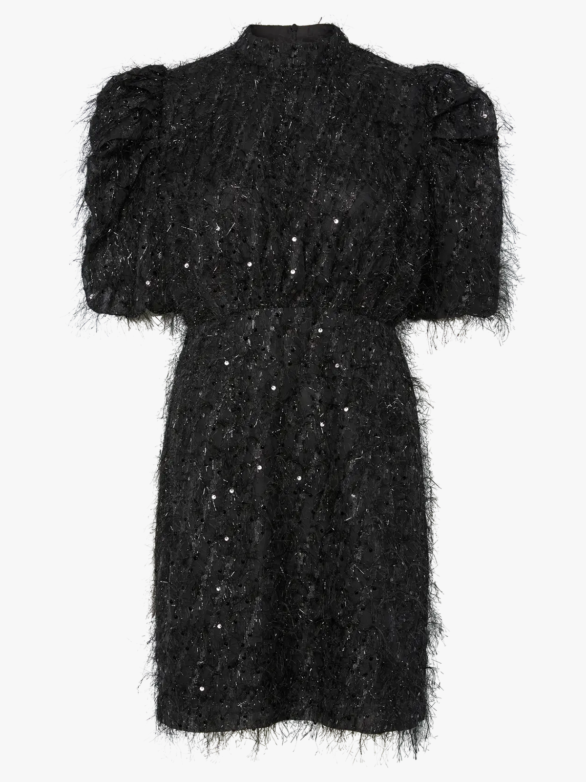 Y.A.S Ilza 2/4 Sequin Dress Black