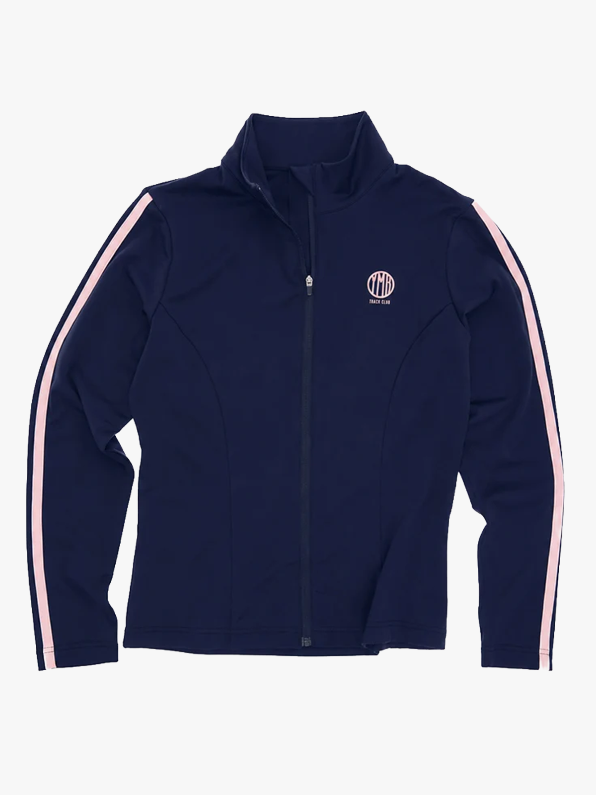 YMR Track Club Kvarnholmen Ladies Full Zip Navy / Retro Pink