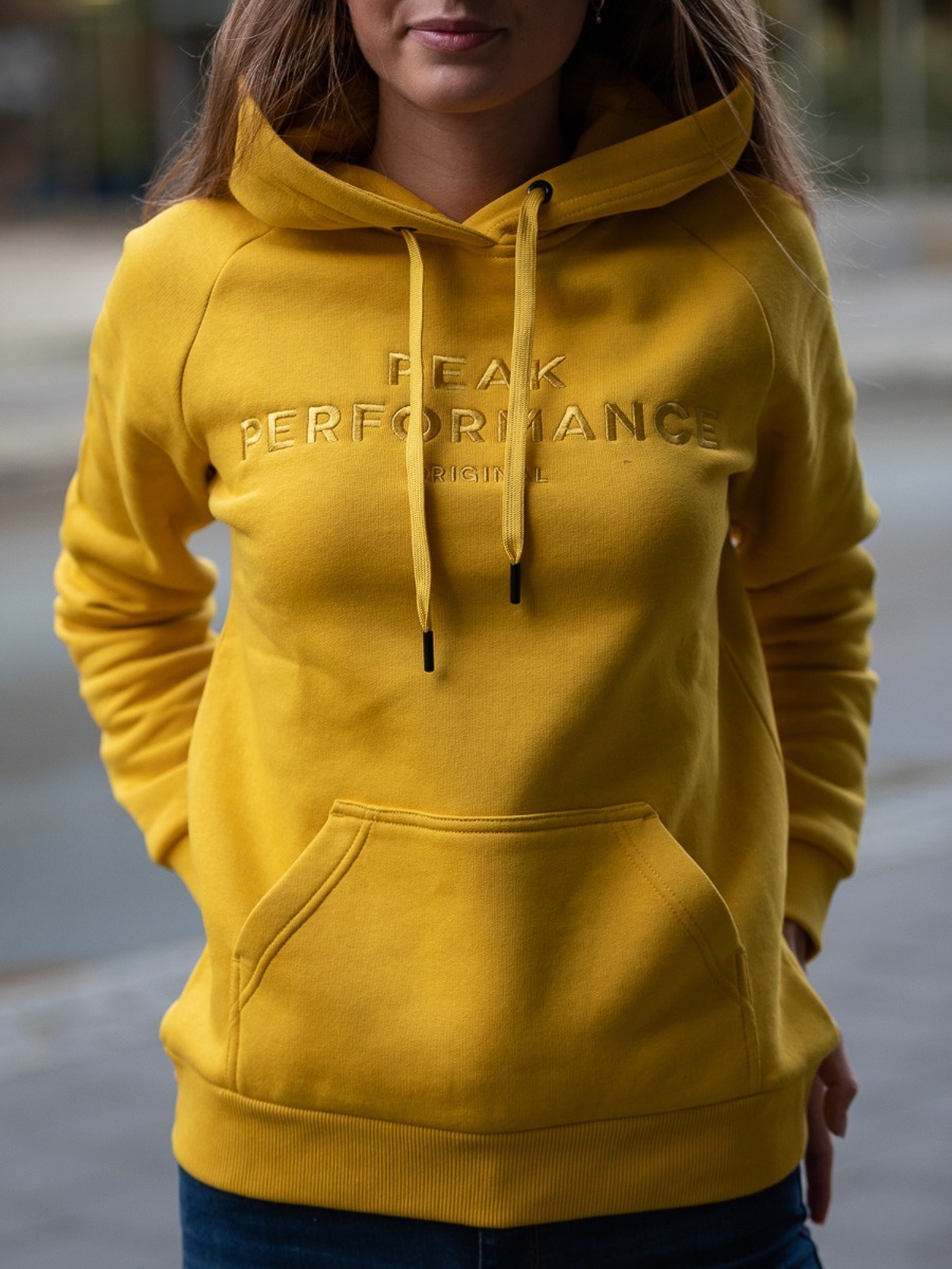 Peak Performance Original Hood Yellow Flow
