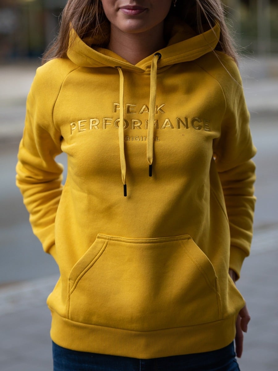 Peak Performance Original Hood Yellow Flow