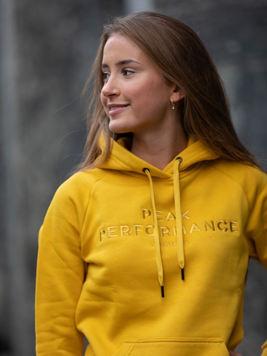 Peak Performance Original Hood Yellow Flow