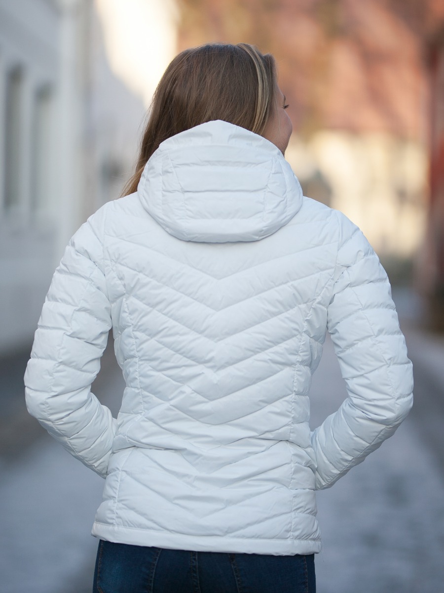 Peak Performance Frost Down Hood Jacket Offwhite