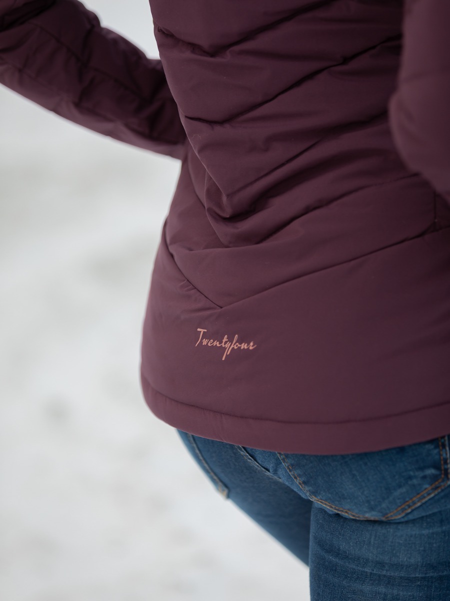 Twentyfour Finse Stretch Down Jacket Burgunder