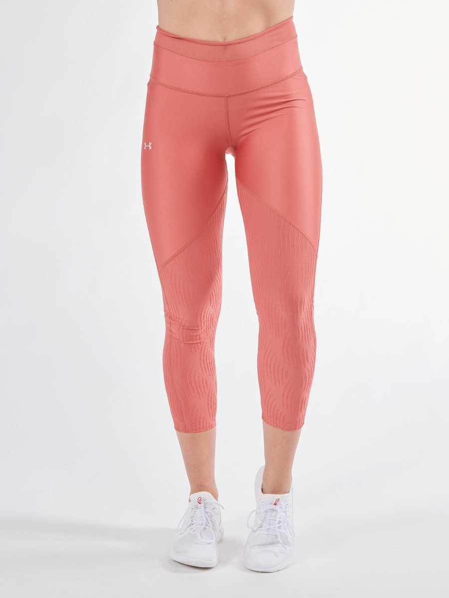 Under Armour Ankle Crop Jacquard Fractal Pink