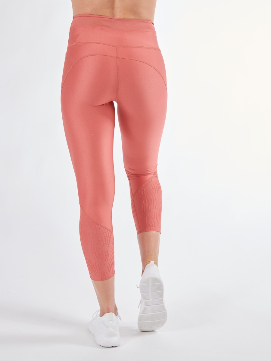 Under Armour Ankle Crop Jacquard Fractal Pink