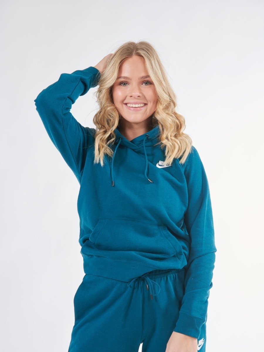 Nike Essential Hoodie Fleece Midnight Turq