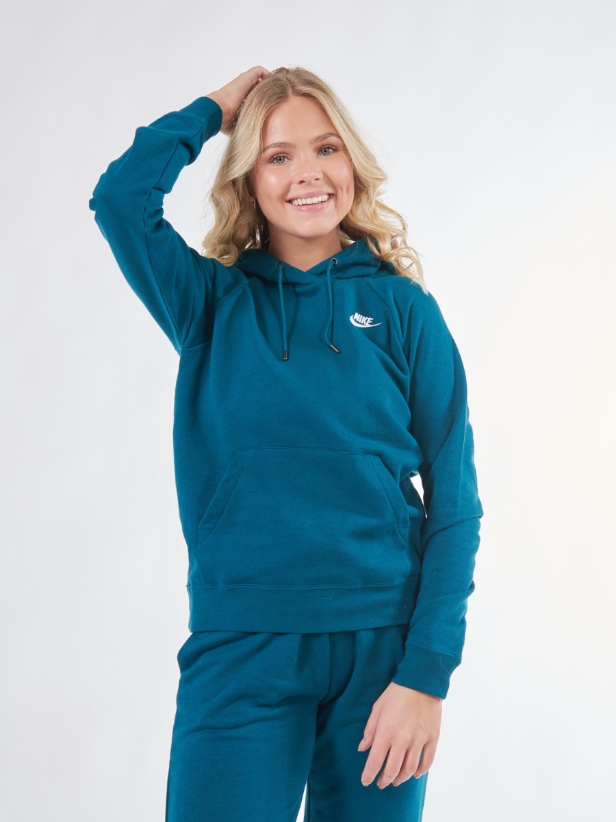 Nike Essential Hoodie Fleece Midnight Turq