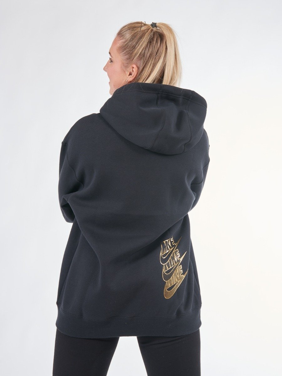Nike Hoodie BB OS Shine Black/ Metallic gold