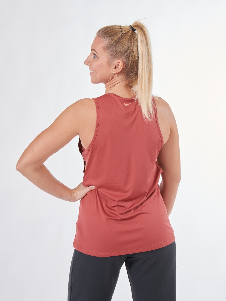 Nike Yoga Tank Keyhole GRX Cedar