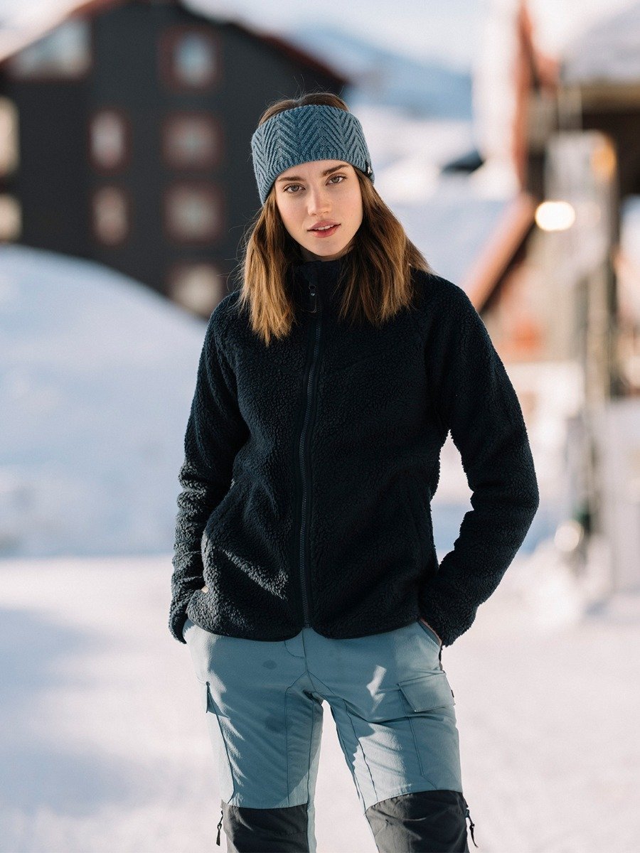 Twentyfour Finse Pilefleece Blekkblå