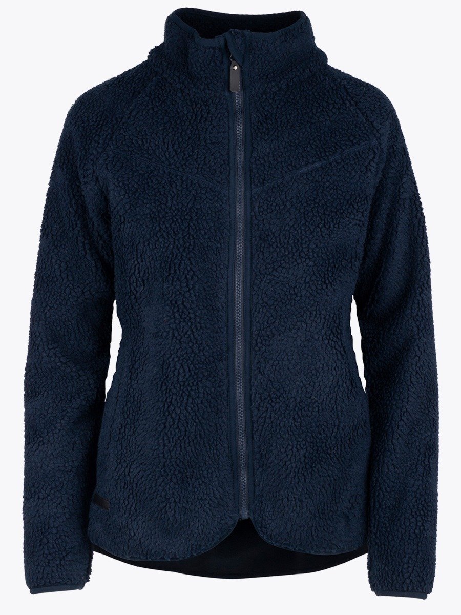 Twentyfour Finse Pilefleece Blekkblå