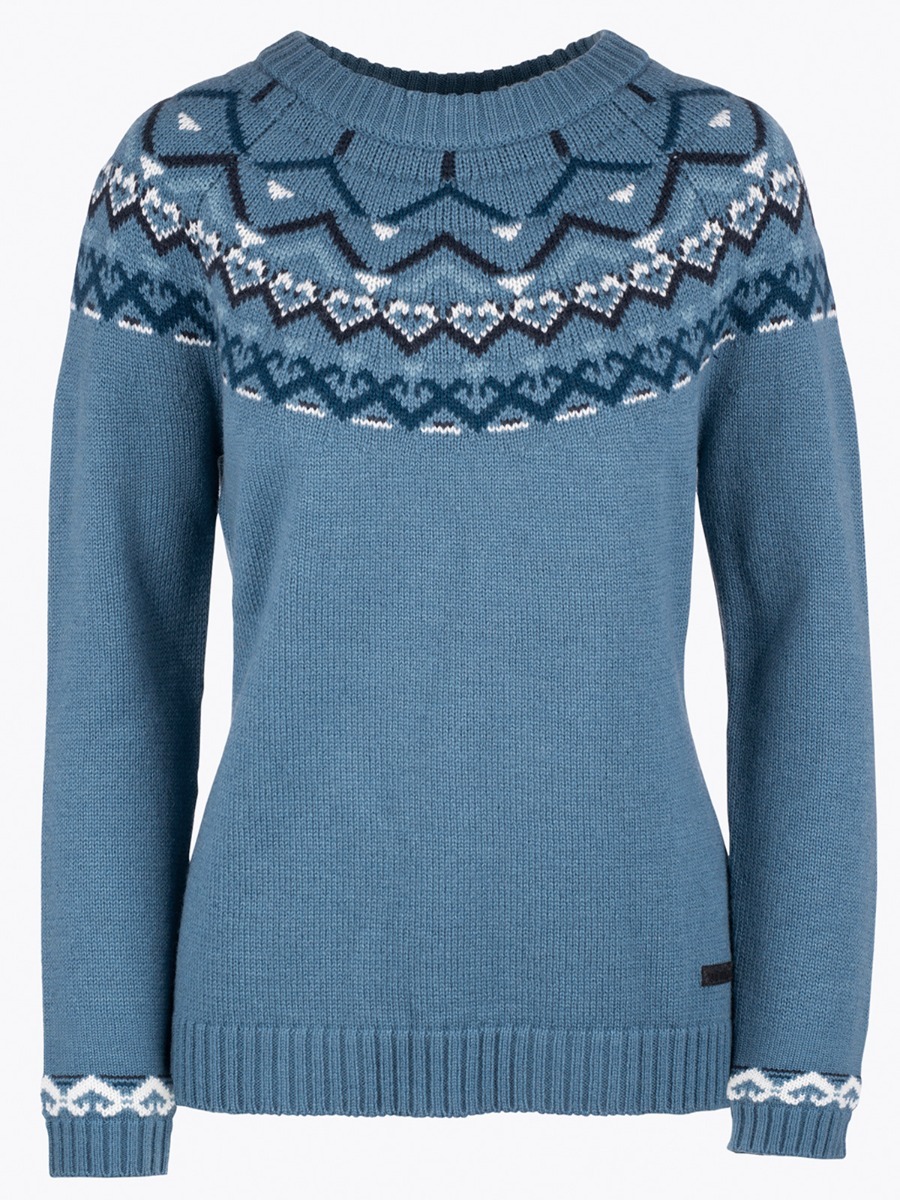 Twentyfour Finse Ullgenser Tåkeblå