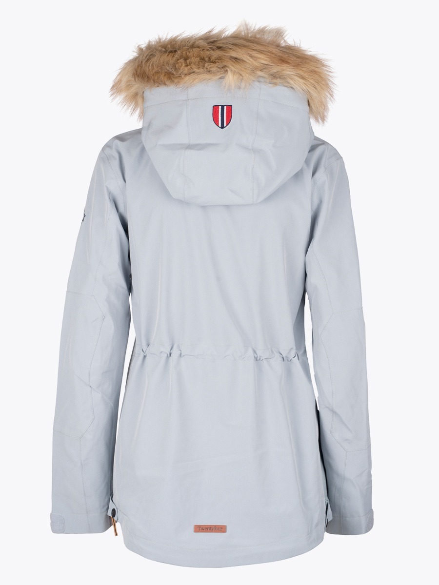 Twentyfour Finse 2-lags Anorakk Perleblå