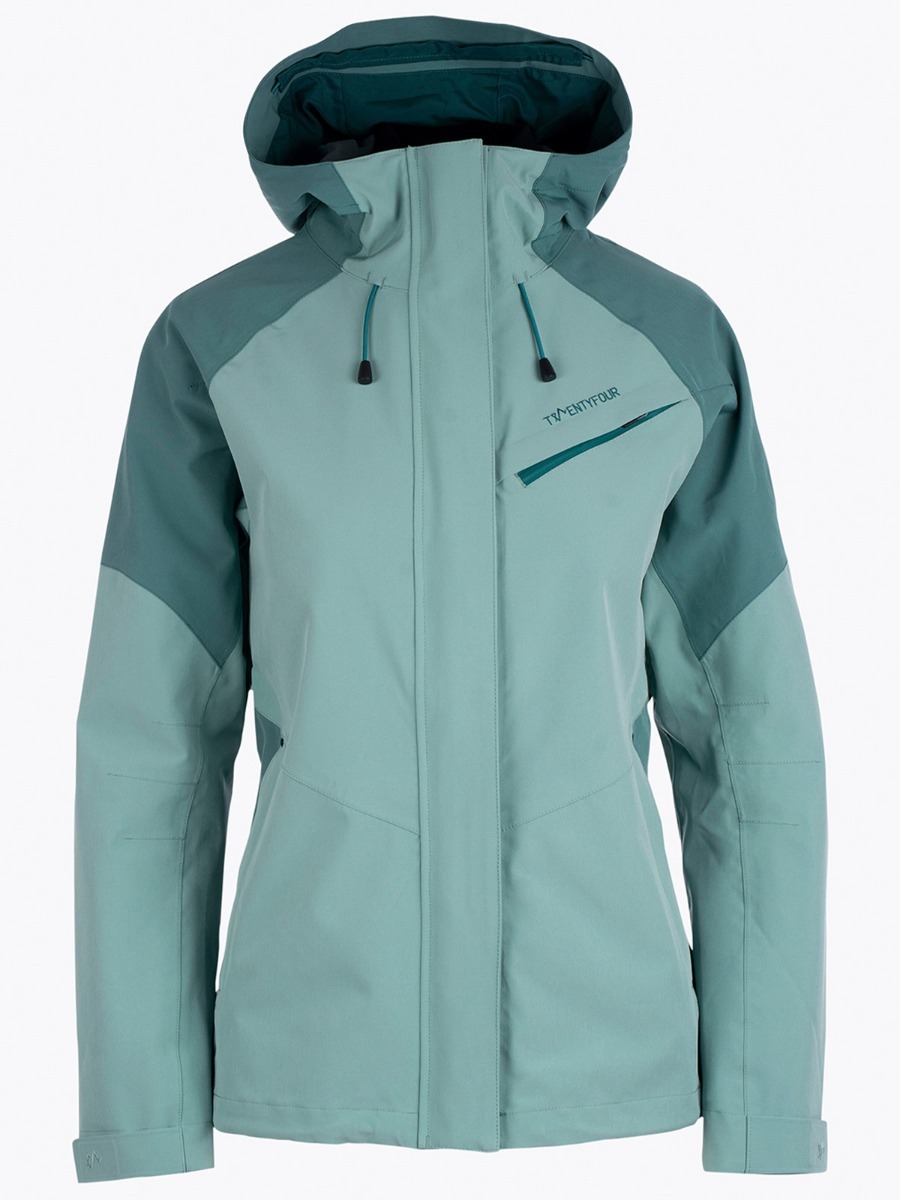 Twentyfour Flåm Stretch 2-Lags Jakke Eukalyptus