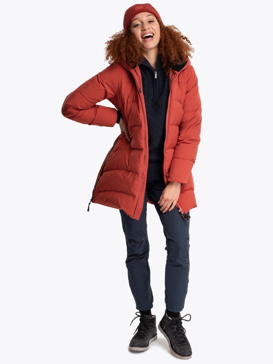 Twentyfour Mellow Puffy Dunparkas Mørk Rust