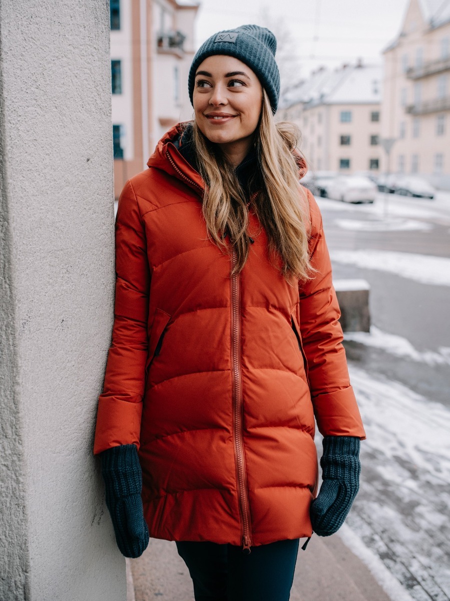 Twentyfour Mellow Puffy Dunparkas Mørk Rust