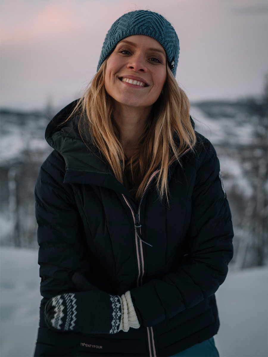 Twentyfour Finse 2.0 Dunjakke Blekkblå