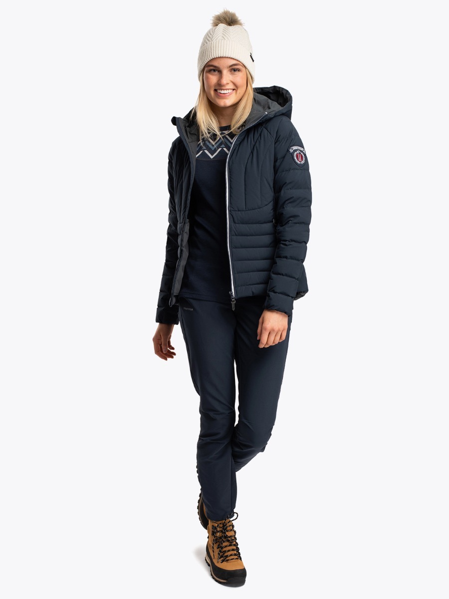 Twentyfour Finse 2.0 Dunjakke Blekkblå