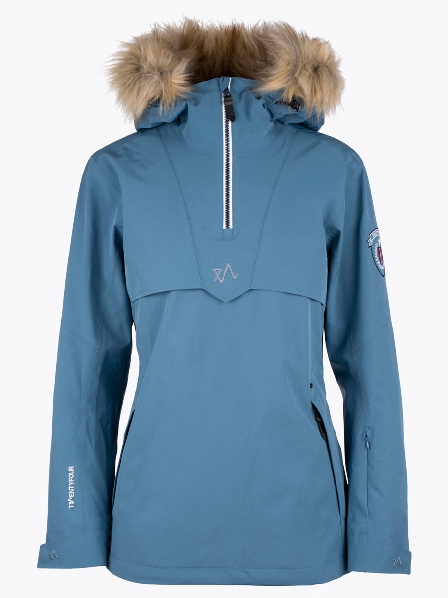 Twentyfour Finse 2.0 2-Lags Anorakk Tåkeblå