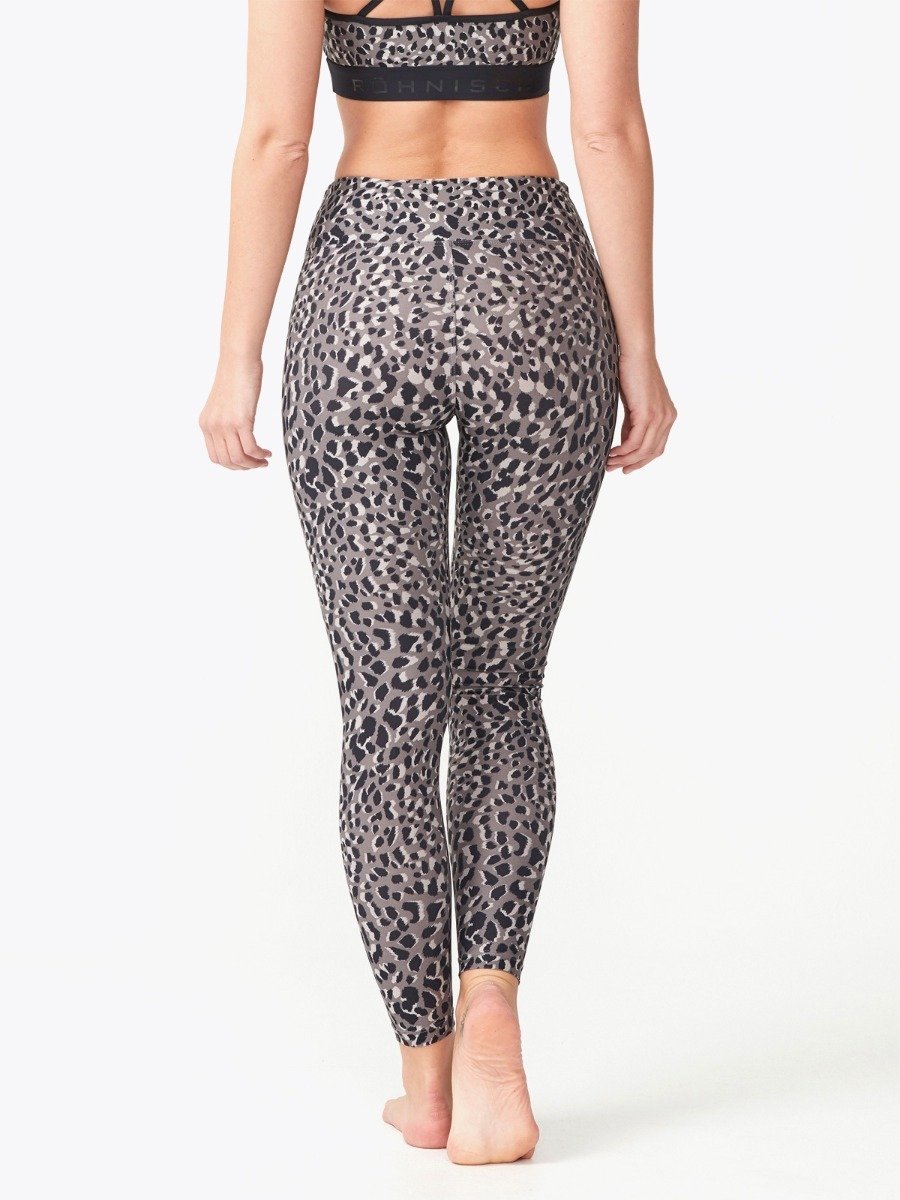 Röhnisch Flattering Printed Tights Greige Spot