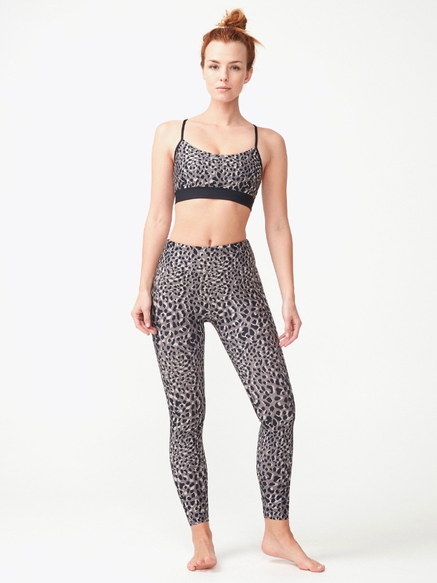Röhnisch Flattering Printed Tights Greige Spot